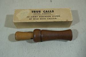 lot 157 image: Vintage Handmade True Calls By Jimmy Robinson