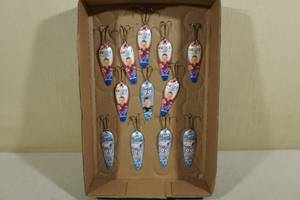 lot 172 image: 12 6 Nascar Fishing Spoons