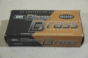 lot 199 image: 50 CCI Blazer Brass 9mm Luger 115 Gr FMJ Ammo