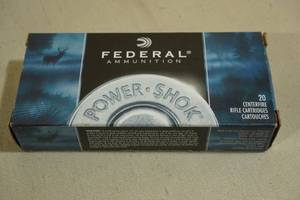 lot 200 image: 20 Federal Power Shok .243 Win 80 Gr SP Ammo