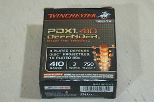 lot 216 image: 10 Winchester PDX1 Defender .410 Gauge 3 Shotshells