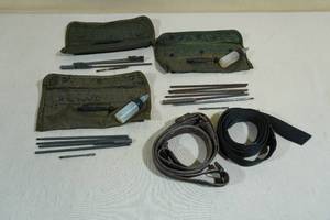 lot 244 image: Military Gun Cleaning Kits - Plus Slings