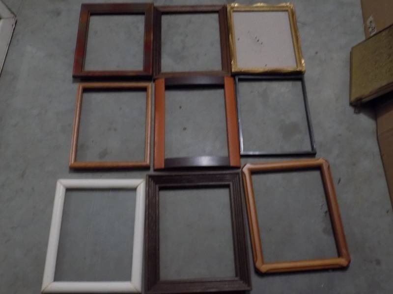 lot 28 image: Stack of frames