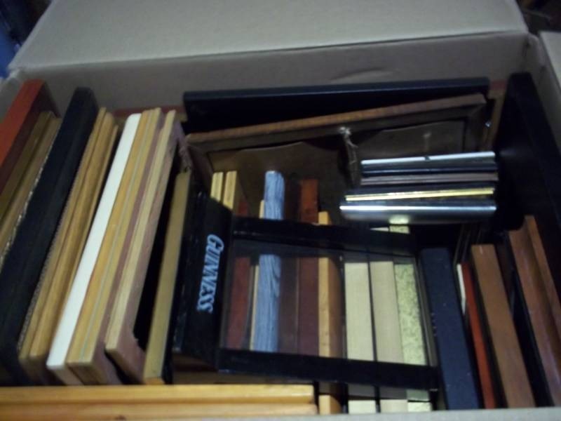 lot 40 image: Frames with glass