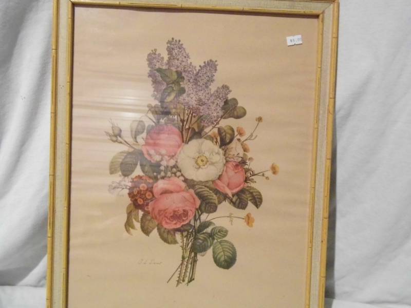 lot 133 image: Lilacs,Roses,Buttercups and Lilies of the Valley