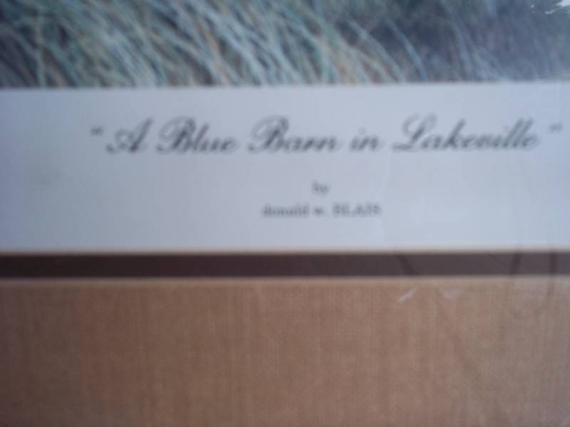 lot 72 image: A Blue Barn In Lakeville