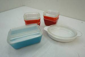 Pyrex dishes and covers