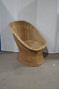 vintage wicker chair