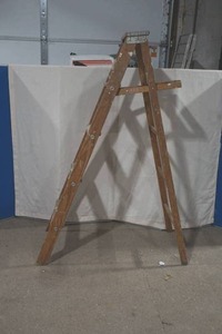 wood ladder