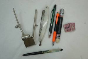 Shaving Item and Pens
