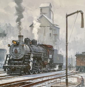 lot 45 image: Age of Steamby Framed Print by David Tutwiler