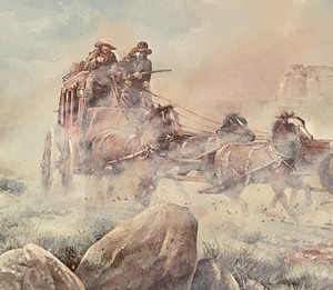 lot 37 image: Crosswind Limited Edition Signed Print by R. L. Rickards