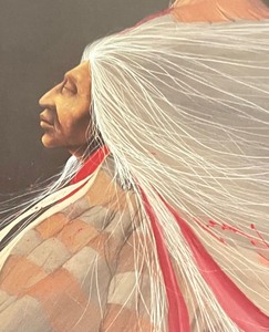 lot 131 image: Native American Print by Frank Howell