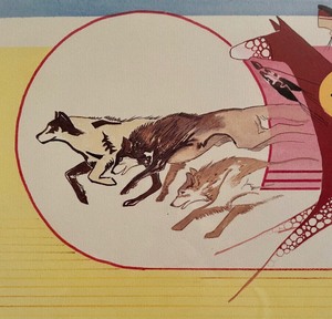 lot 123 image: Riding With Wolves Limited Edition Signed Print