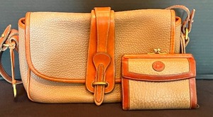 lot 30 image: Vintage Leather Dooney and Bourke Handbag and Coordinating Wallet