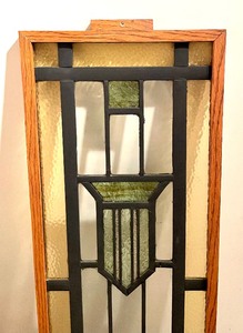 lot 11A image: Decorative Framed Stained Glass