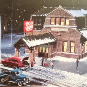 lot 31A image: Night Departures from Thief River Falls Limited Edition Print by Larry Fisher
