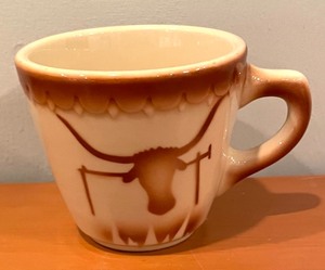 lot 35 image: 6 Vintage Syracuse Southwest Themed China Cups