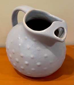 lot 91 image: Vintage McCoy Hobnail Pitcher
