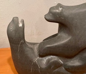 lot 176 image: Petite Stone Intuit Sculpture