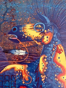 lot 195 image: Ghost Horses Limited Edition Signed Unframed Print by Van B. St. John Jr