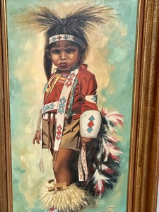 lot 3 image: Pair of Original on Board Oil Paintings by Geri Wood-Gittings