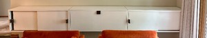 lot 12B image: Vintage Mid Century Three Piece Wall Storage Unit