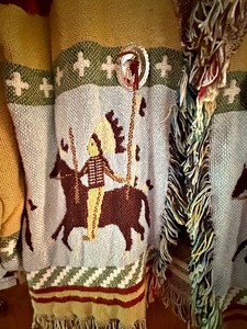 lot 202 image: Ladies Vintage Southwest Style Blanket Coat