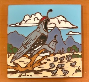 lot 284 image: Decorative Tiles by Earthtones and Dessert Dreams