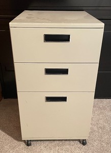 lot 206 image: File Cabinet on Casters