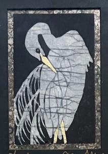 lot 225 image: Egret Framed Art