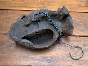 lot 244 image: Clay Hanging Fish Planter