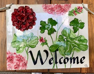 lot 247 image: Two Welcome Signs
