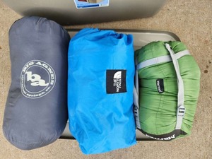 lot 206 image: Very Nice Lot of 4 Newer Sleeping Bags
