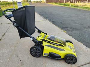 lot 234 image: RYOBI Brushless 40V Lithium Electric Lawnmower
