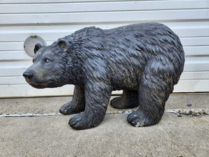 lot 242 image: Black Bear LawnGarden Statue