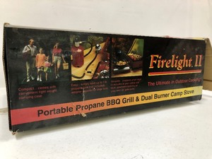 lot 152 image: Brand New Unused FIRELIGHT II Portable Dual Burner Camping Grill