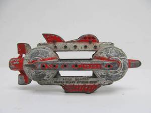 lot 35 image: 1930s BUCK ROGERS Cast Iron Flash Blast Attack Ship