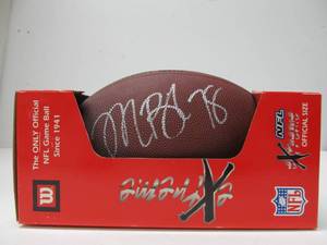lot 56 image: Authentic MATT BIRK Vikings Autographed Football