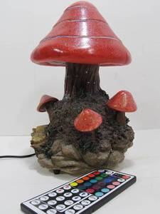 lot 69 image: Very Cool Retro Glowing Mushroom Lamp