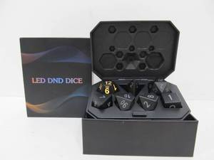 lot 72 image: LED GlowingLight Dungeons & Dragons Dice Set