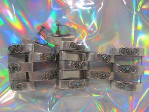 lot 75 image: Beautiful Large Southwestern Sterling Silver Bracelet