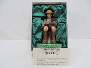 lot 80 image: Excellent Tin Litho ALPS Japan Woodsman Toy