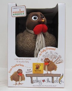 lot 90 image: Brand New TURKEY ON THE TABLE Thanksgiving Decoration - 26 Days of Gratitude