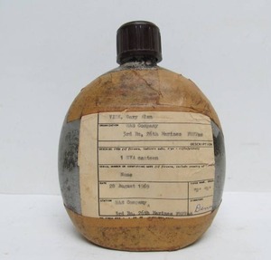 lot 107 image: Vietnam War Used Canteen - US Marines