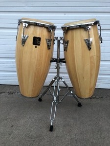 lot 8 image: Very Nice LP ASPIRE Set of Large Conga Drums