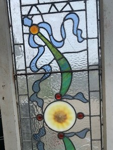 lot 314 image: Beautiful Antique Stained Glass Window #2