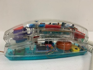 lot 195 image: Retro Vintage See-Through Telephone