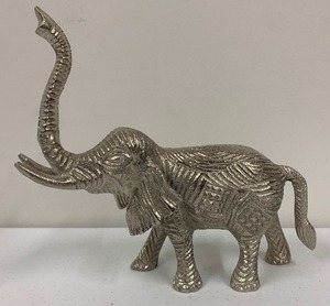 lot 307 image: Cast Aluminum Elephant Statue