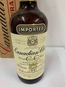 lot 317 image: Very Cool LARGE Vintage 1960s era CANADIAN CLUB Whiskey Oversized Bottle wDispenser